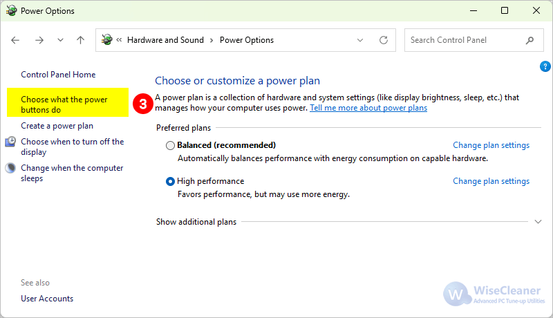 Deaktivieren Sie den Schnellstart in Windows 11