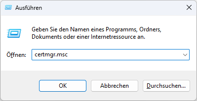 EFS-Verschlüsselungsschlüssel sichern