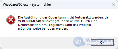 Wie behebt man den VCRUNTIME140.dll-Fehler in Windows 11